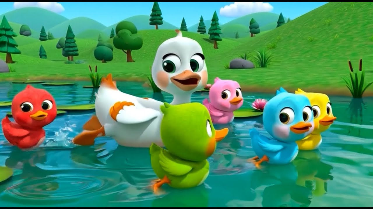 Five Little Ducks Several Remix Versions (120 Seconds) | Fun Counting Song for Toddlers