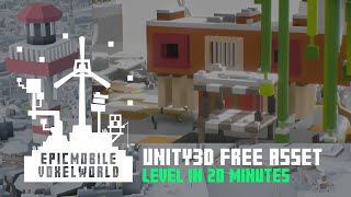 Free Low Poly Unity Asset Pack. Level Design IN 20 MINUTES Tutorial 3D Tilemapse 2022