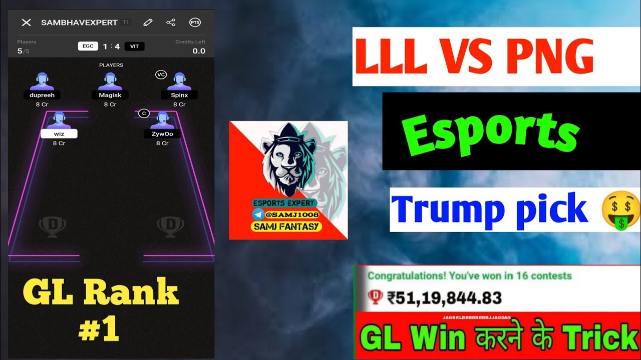 LLL VS PNG Dream 11 Prediction | ESPORTS  Dream 11Team | Loud vs Pain Gaming | Samj Fantasy