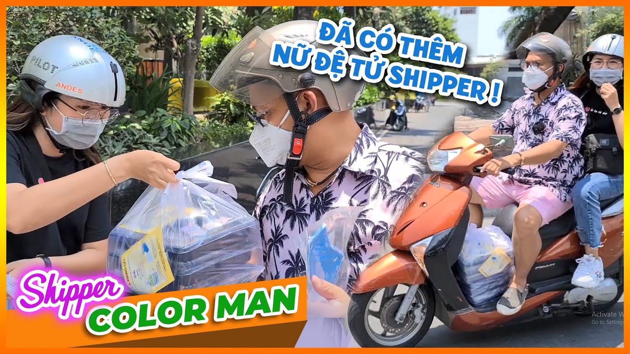 NHẬT KÝ EM VI #(20/4): Color Man huấn luyện nữ đệ tử đi giao Cơm Tấm 39 Homemade và cái kết