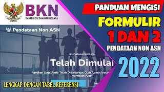 Panduan Mengisi Formulir Pendataan Non ASN 2022