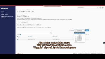 cPanel PHP Sürümünü Değiştirme/Güncelleme (inetmar.com)