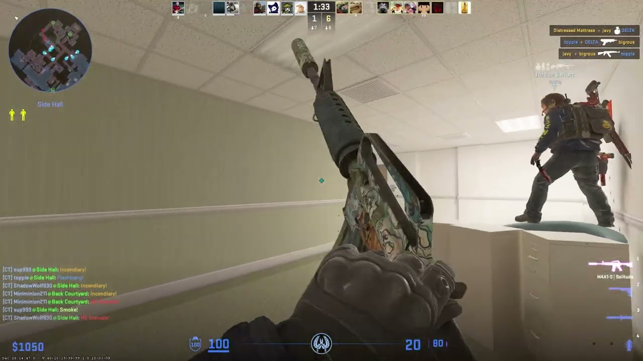 First game on Counter strike 2 Hostage Group of today