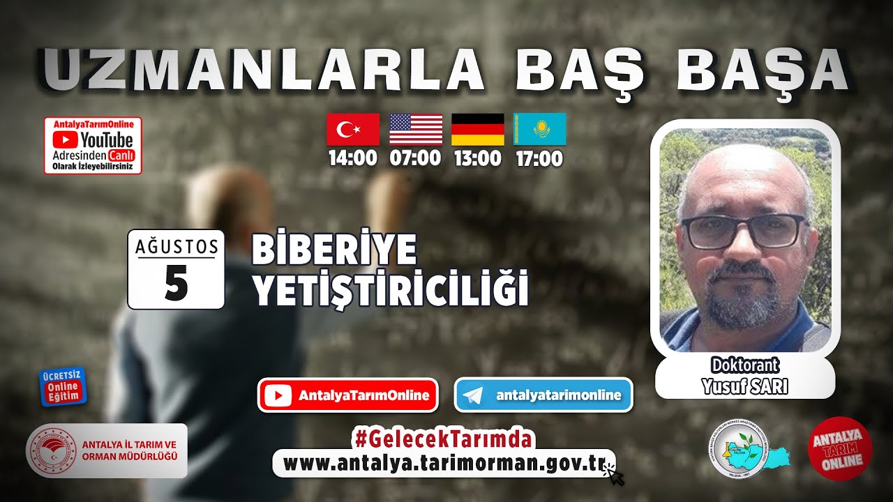 Uzmanlarla Baş Başa 65. Bölüm- Biberiye Yetiştiriciliği