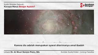 Kenapa Harus Belajar Aqidah - Audio Poster