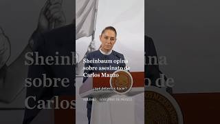 Sheinbaum exige justicia por Carlos Manzo y rechaza repetir guerra contra el narco