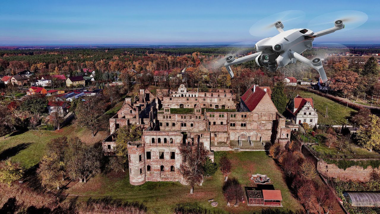 Zamek w Siedlisku z lotu drona 4K | Longmannn