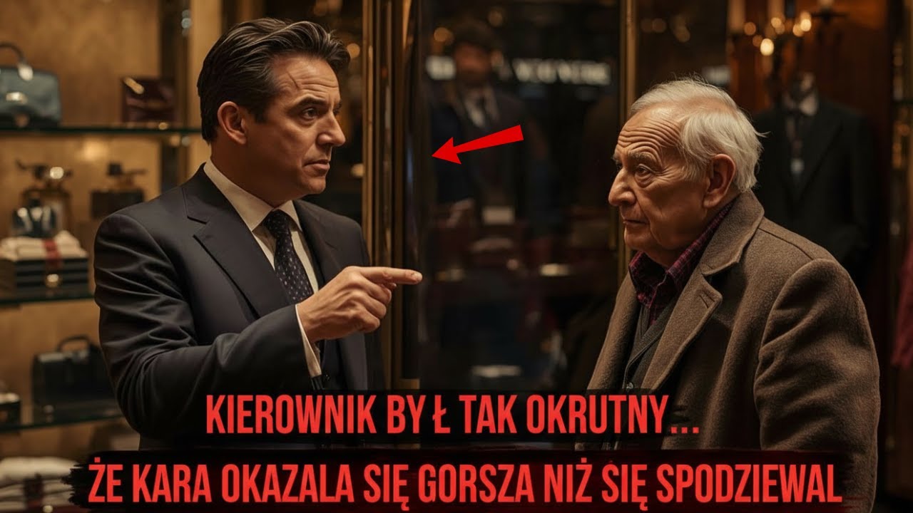 Ten menadżer był okrutny dla starca... ale jego zachowanie nie miało dobrych konsekwencji