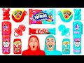 Red Food vs Blue Food Challenge | Funny Food Hacks by TaTaRa Challenge
