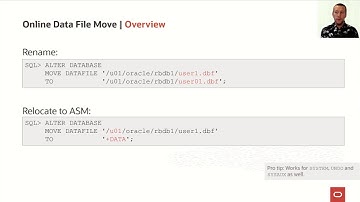 Online Data File Move
