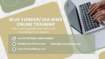 JDA/Blue Yonder WMS  Training | Learn Warehouse Management System with experts | Proexcellency