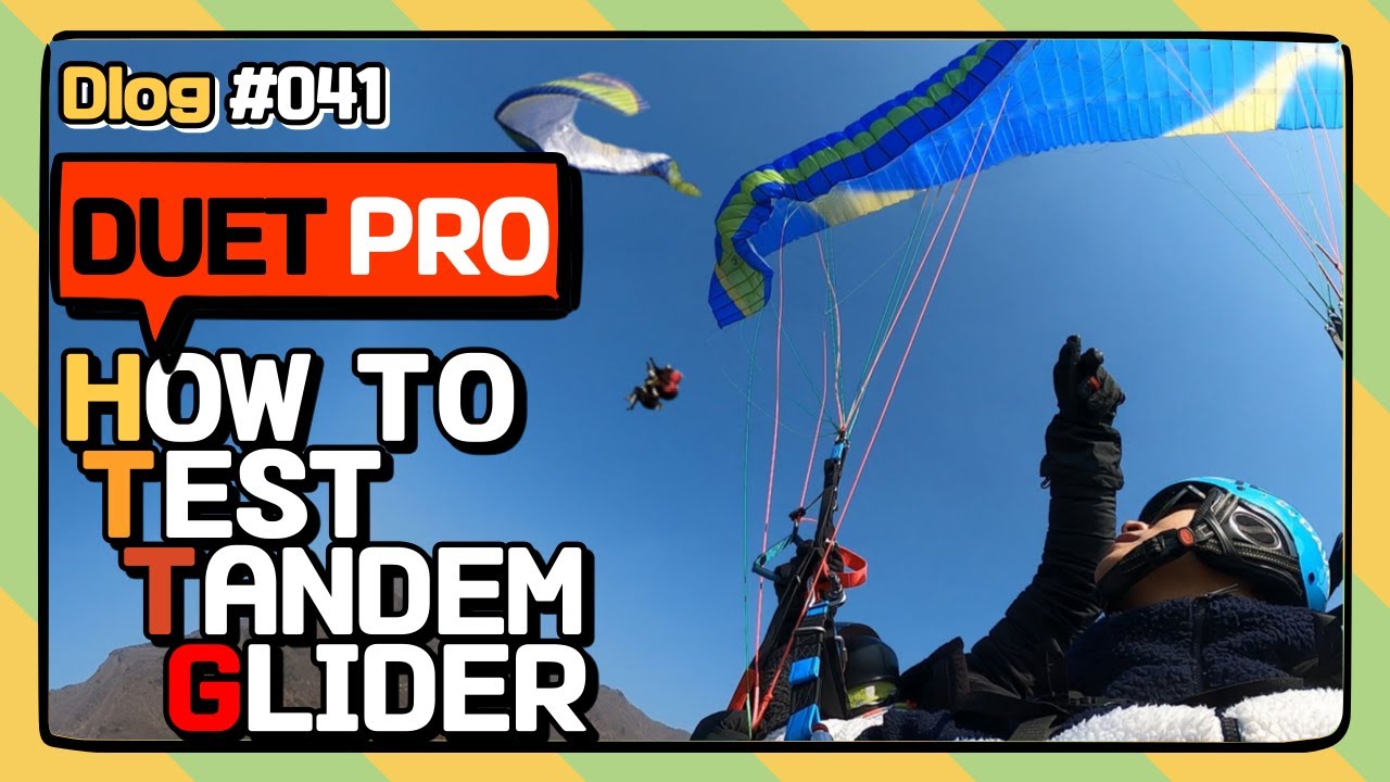 Dlog 041 Davinci Gliders unveils new tandem glider testing video. 듀엣프로