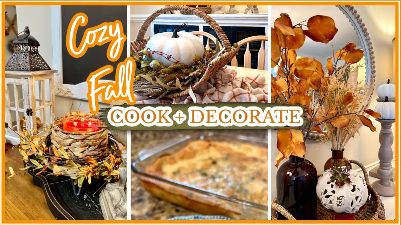 AMAZING Casserole Recipe + more FALL DECORATING! | Cook Clean And Repeat