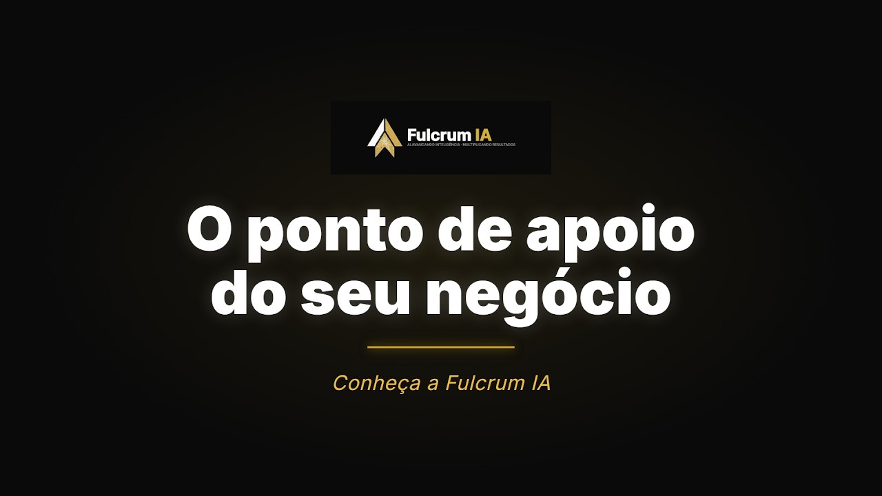 Capa do vídeo do fundador da Fulcrum IA