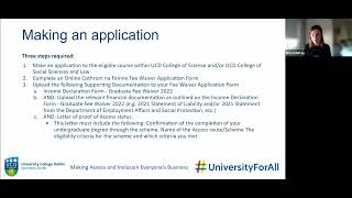 Graduate Fee Waiver Information Session