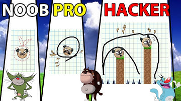 NOOB vs PRO vs HACKER  With Oggy And Jack In Save the Dog