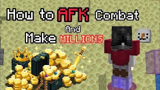 How to Afk Combat XP And Money / Hypixel Skyblock