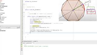 Calculando pi con el método de Arquímedes en Java
