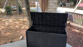 Outdoor Storage Box Review  I  Finally Solved My Patio Storage Problem