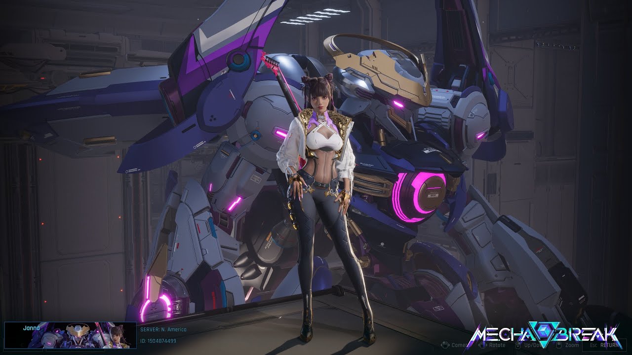 Mecha BREAK Genet Serenith Custom Preview w/Unlock Animation