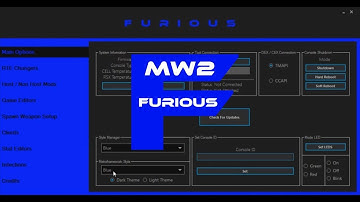 Furious MW2 RTM Tool!! [CEX/DEX] Made By MayhemModding