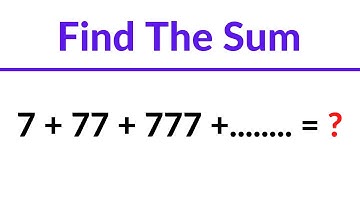 Can You Find the Sum of the Series | Geometric Series | Sequence And Series | Algebra