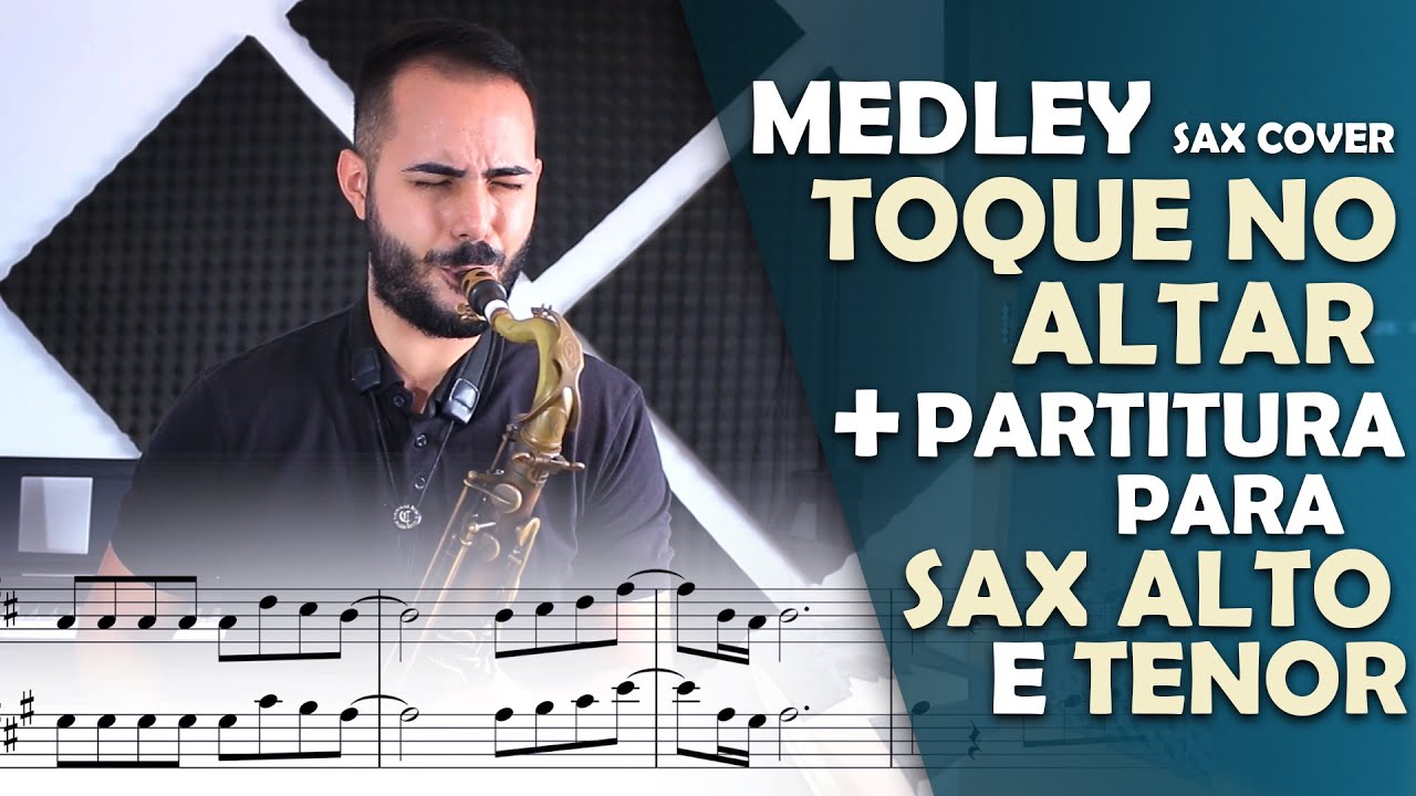 DEUS DE PROMESSAS / PERTO QUERO ESTAR / TUA GRAÇA ME BASTA no Saxofone | Prof. Harrison Peclat