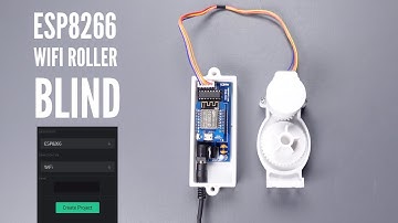 DIY Motorized WiFi Roller Blind - ESP8266 & Blynk