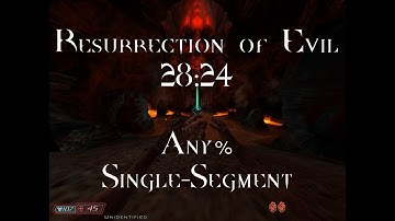 Doom 3 - Resurrection of Evil - Any% - Single-Segment Speedrun - 28:24
