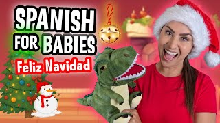 Christmas Spanish Learning for Kids | Spanish Christmas Songs | Spanish Videos for Babies & Toddlers