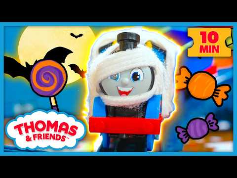 Who Will Get the Most Halloween Candy? 🎃🍬 | Thomas & Friends | 10 Min | Stories for Kids!