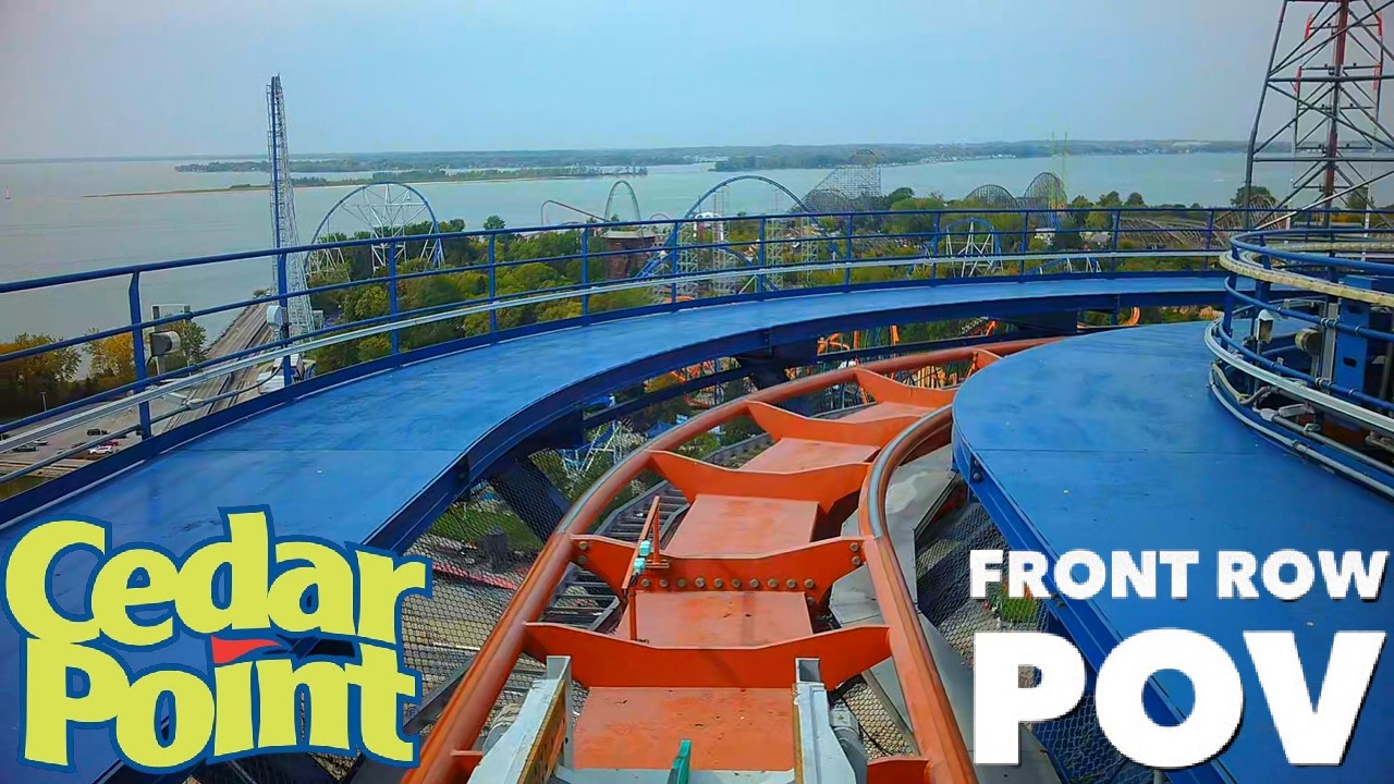 Valravn Front Row Dive Roller Coaster On-Ride POV 60fps HD Cedar Point