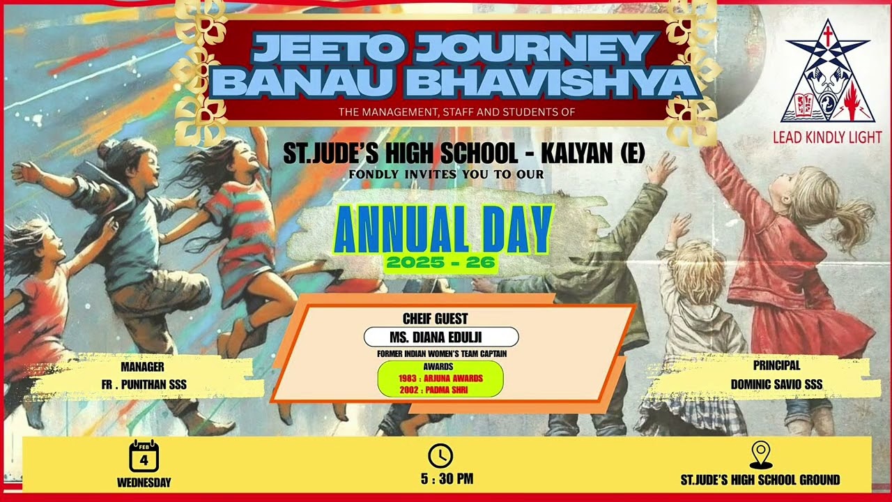 St. Judes High School Annual Day 2025-26 (Coming Soon) 4 Days to go