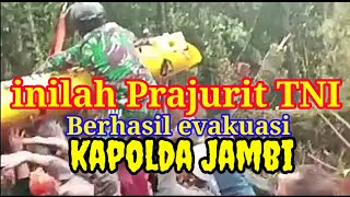 detik-detik Prajurit TNI evakuasi Kapolda Jambi di Kerinci #tni #tniau  #kerinci #wisatakerinci