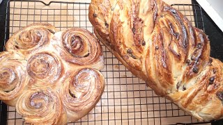 بريوش_العجين_المورقbrioche_puff_pastry البريوش المورق ، شكلين بعجينة واحدة و مذااق خطير?? جربوه?