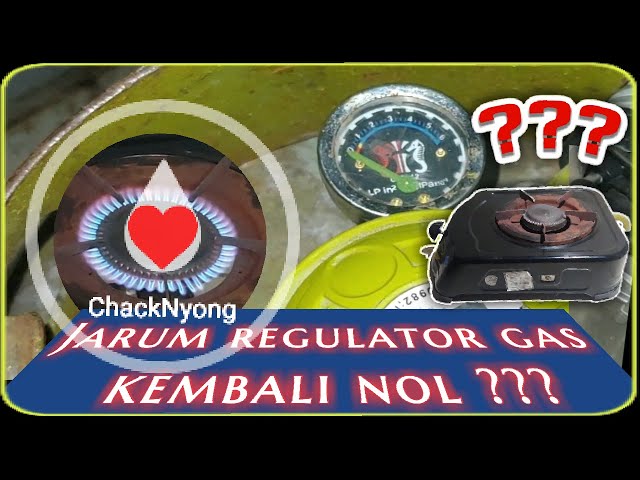 cara mengatasi kompor gas tidak mau menyala | jarum regulator turun class=