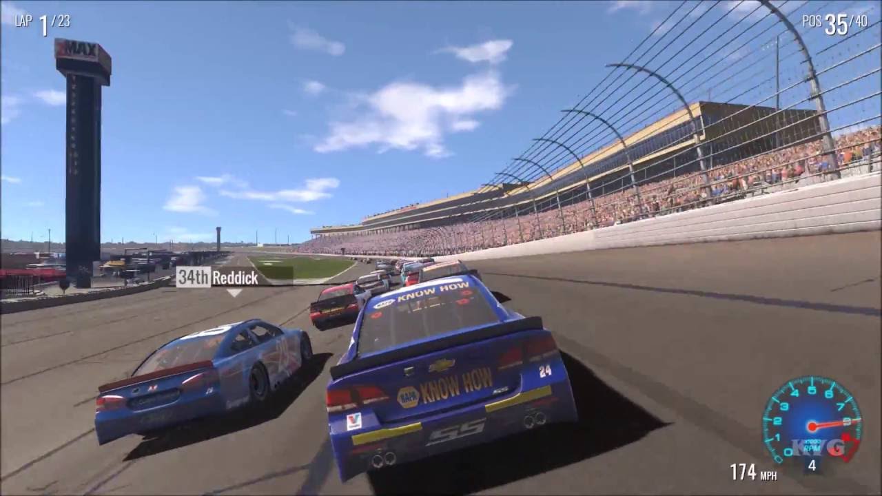 NASCAR Heat Evolution - Atlanta Motor Speedway Gameplay (PC HD) [1080p60FPS]
