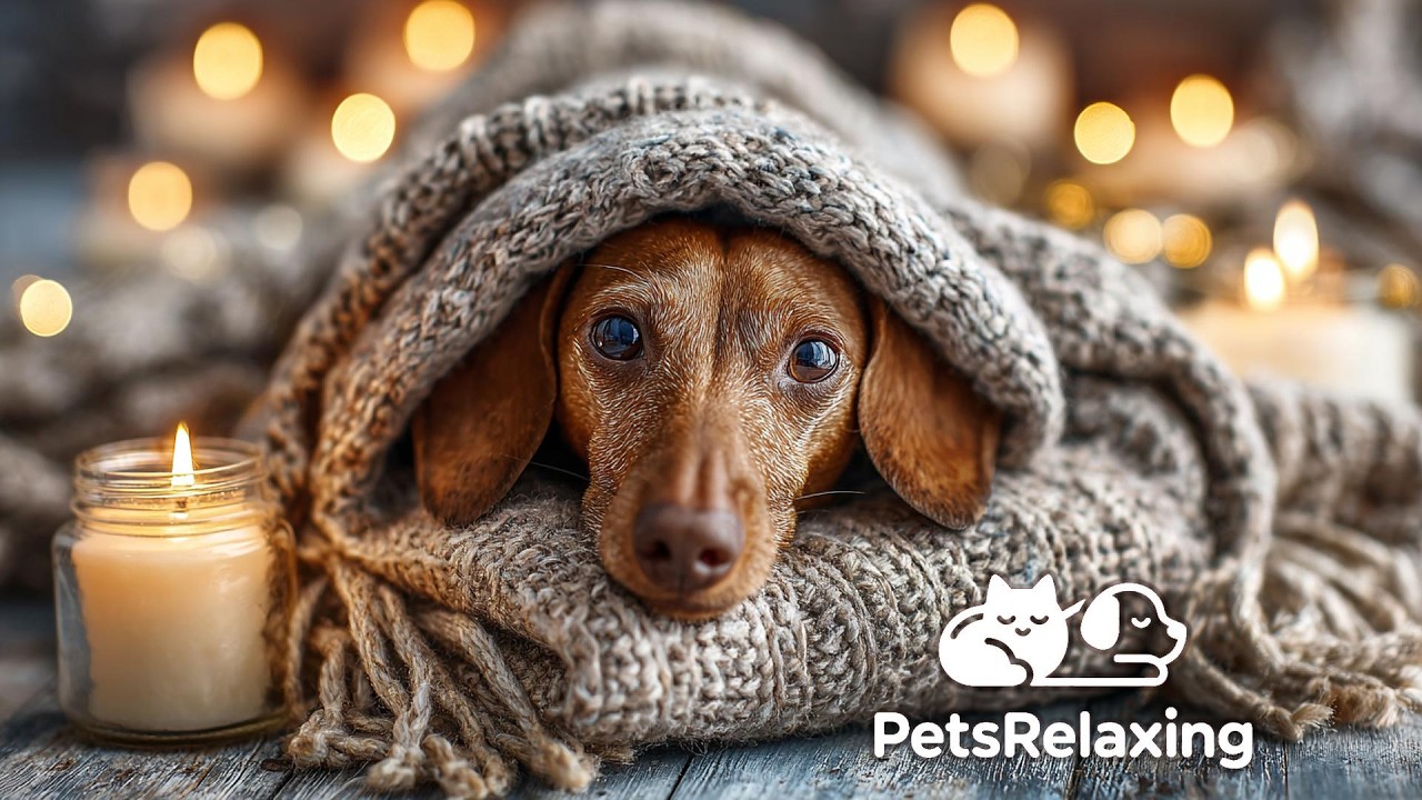 Dachshund Relaxing Music 🐾 Sausage Dog Music with Water Sounds | Calm Dogs