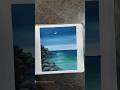 easy sea beach scenery painting #painting #shorts #viralshorts