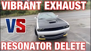 Dodge Challenger 6.4L HEMI: VIBRANT Vs RESONATOR DELETE