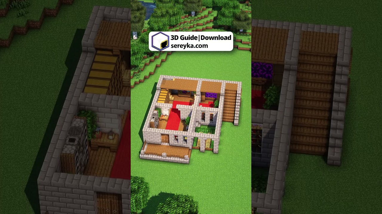 Minecraft Starter House🏡 Link in Bio 