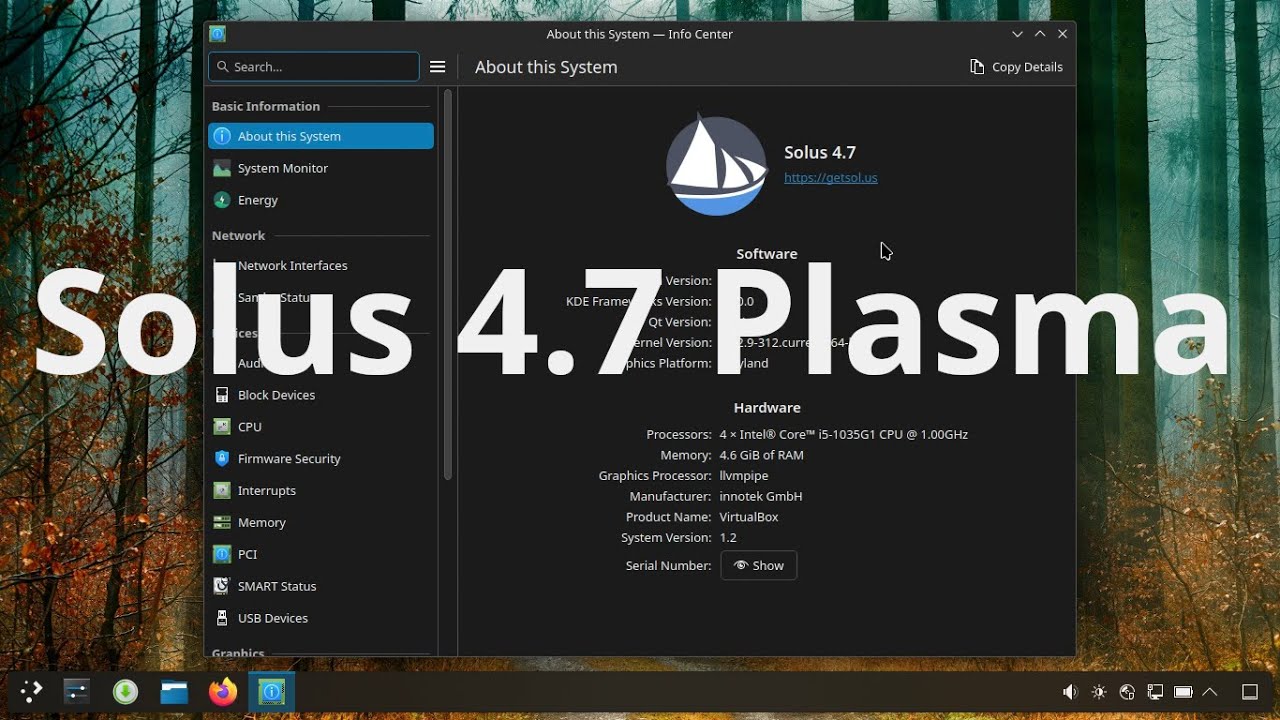 Solus 4.7 "KDE PLASMA"