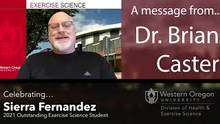 Sierra Fernandez - A message from Dr. Brian Caster