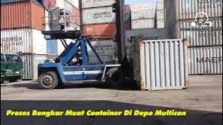 Proses Bongkar Muat Kontainer / The process of loading and unloading containers
