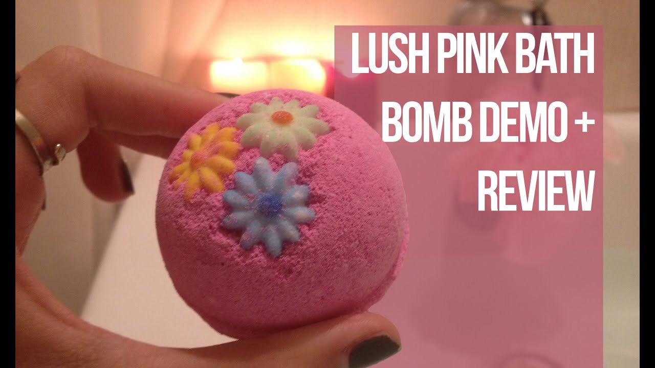 LUSH Pink Bath Bomb Demo + Review YouTube