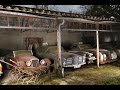 Abandoned Cars in Barns US 2016. Old Vintage Cars. Abandoned rusty cars in America.