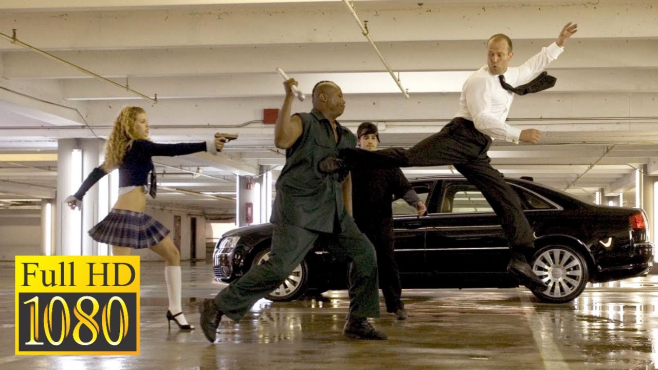 Jason Statham vs Car Thieves in the movie The Transporter 2 2005
