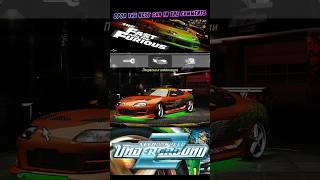 Brian’s Fast & Furious Supra Build 🔥 | NFS Underground 2 Style