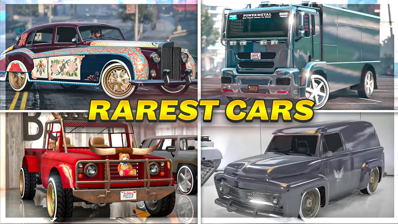 THE RAREST CARS In GTA Online YouTube THE RAREST CARS In GTA Online YouTube