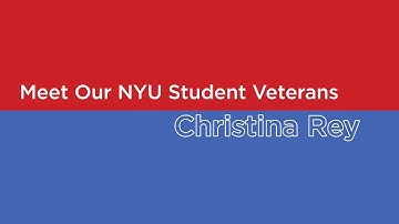 Meet Our NYU Student Veterans - Christina